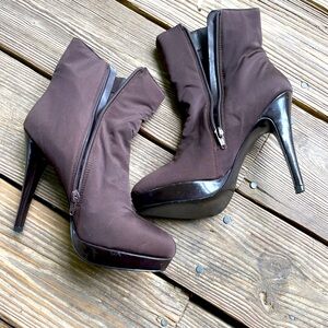 Charles David platform ankle boots